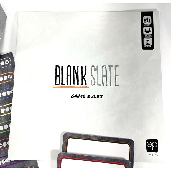 Blank Slate The Game Where Great Minds Think Alike Fun Family Friendly Complete - Picture 7 of 14